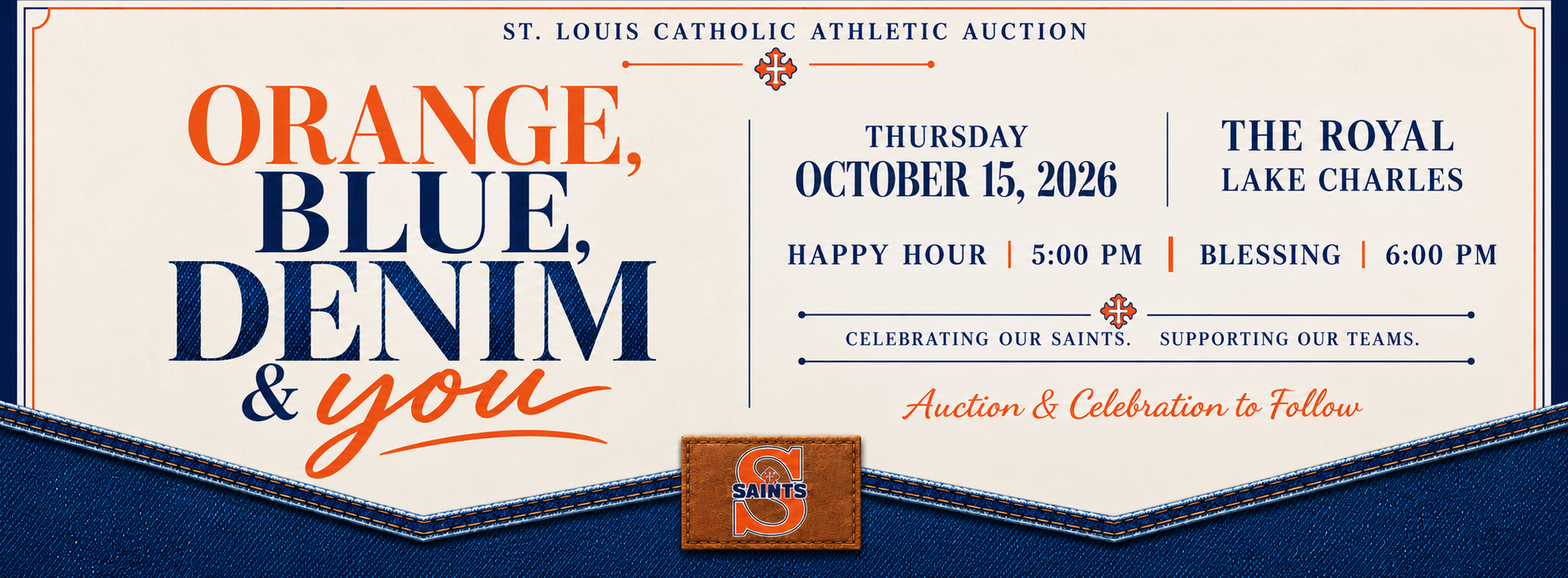 Orange, Blue, Denim, & You Athletic Auction